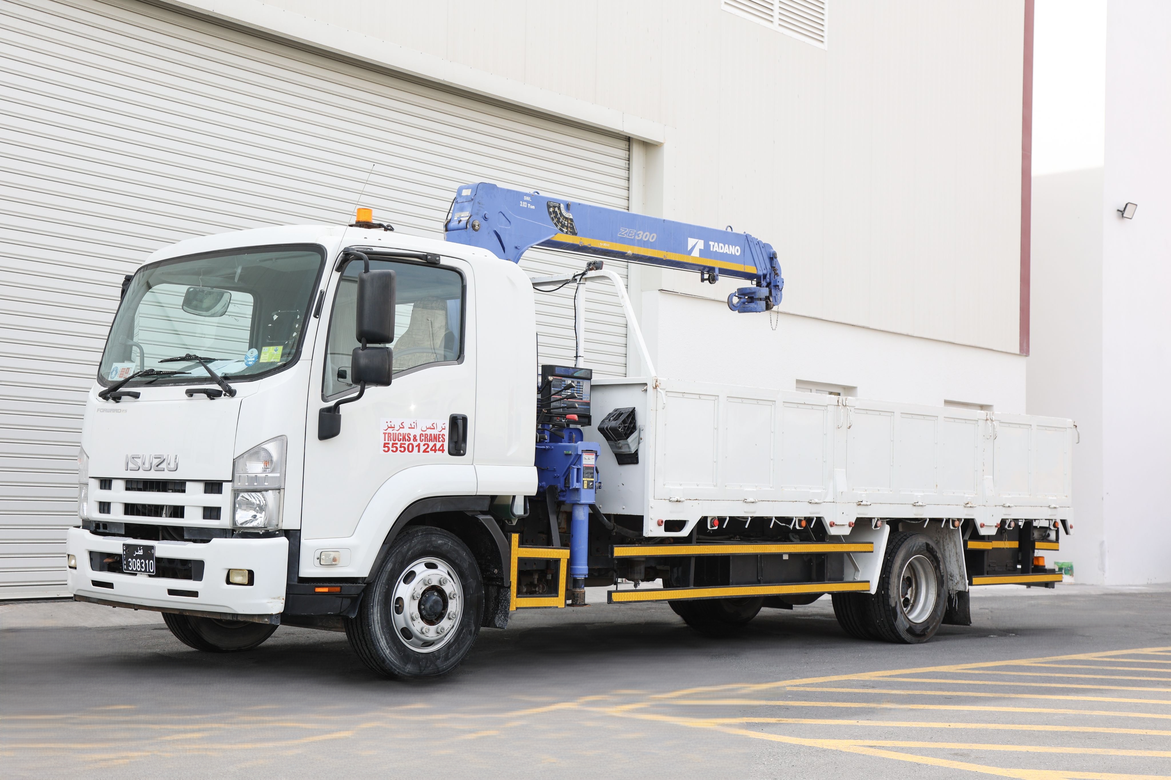 Boom Truck 3-10 Tons Equipment Transport Qatar